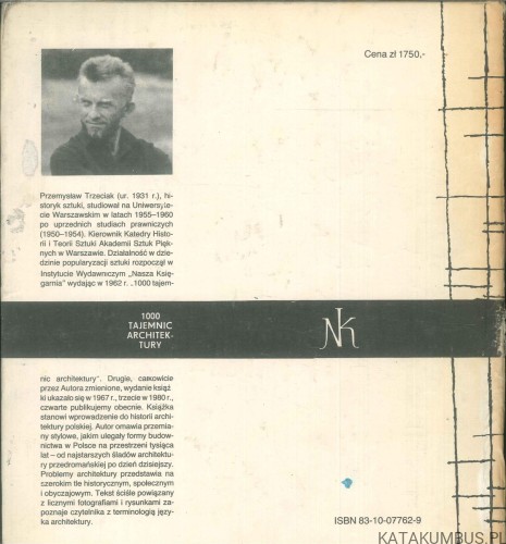 1000 tajemnic architektury. PRZEMYSŁAW TRZECIAK