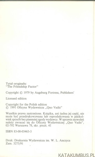 Sztuka przyjaźni, czyli: Jak zbliżyć się do ludzi, na których Ci zależy. ALAN LOY MCGINNIS