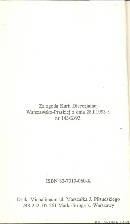 Nabożeństwo trzech pozdrowień anielskich. ALFONS ALOJZY KACZYŃSKI