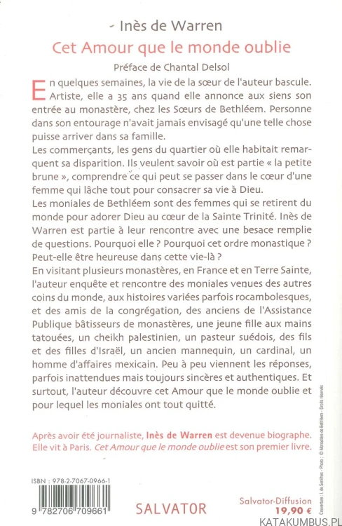 Cet amour que le monde oublie. INÈS DE WARREN