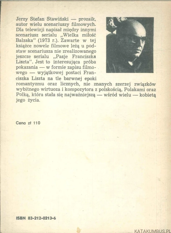 Pasje Franciszka Liszta. JERZY STEFAN STAWIŃSKI