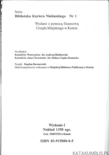 Kutnowskie kościoły. PRACA ZBIOROWA