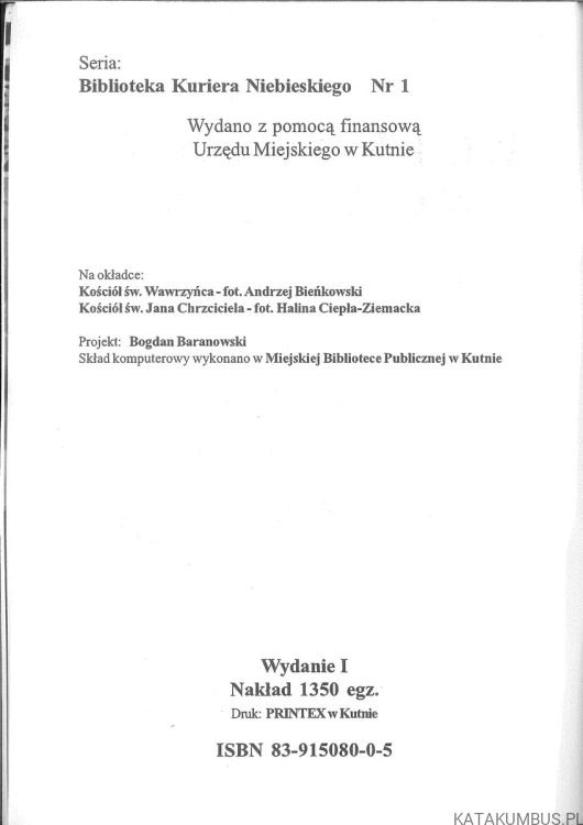 Kutnowskie kościoły. PRACA ZBIOROWA