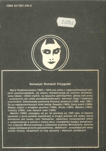 Błękitni. MARIA RODZIEWICZÓWNA