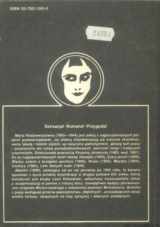 Błękitni. MARIA RODZIEWICZÓWNA