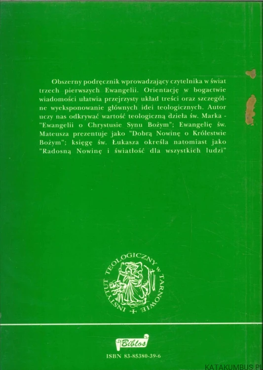 Ewangelie synoptyczne. KS. MICHAŁ BEDNARZ