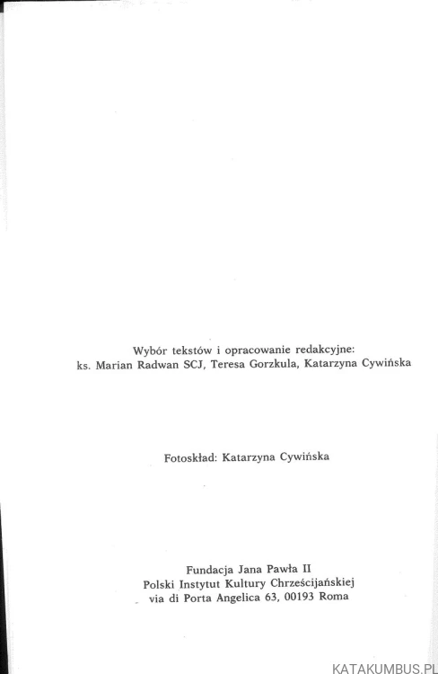 Wiara i kultura. JAN PAWEŁ II