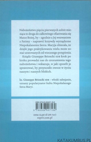 Pięć pierwszych sobót miesiąca. GIUSEPPE BRIOSCHI