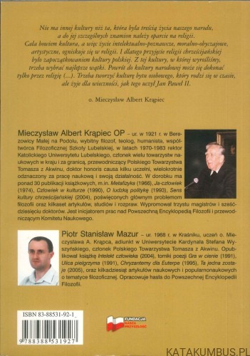O polską kulturę humanistyczną. KRĄPIEC MIECZYSŁAW ALBERT, MAZUR PIOTR STANISŁAW