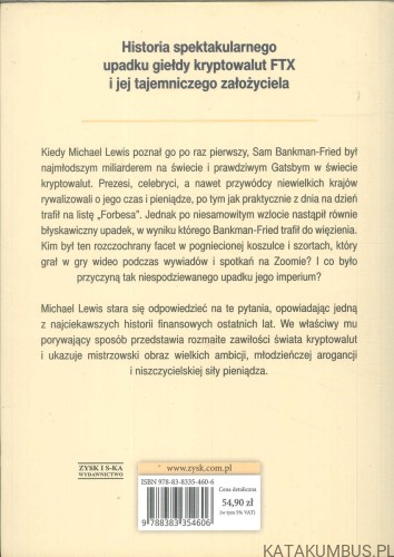 Dążąc do nieskończoności. Wzlot i upadek króla kryptowalut. MICHAEL LEWIS