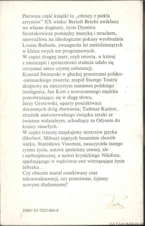 Artyści i pielgrzymi. MAŁGORZATA DZIEWULSKA