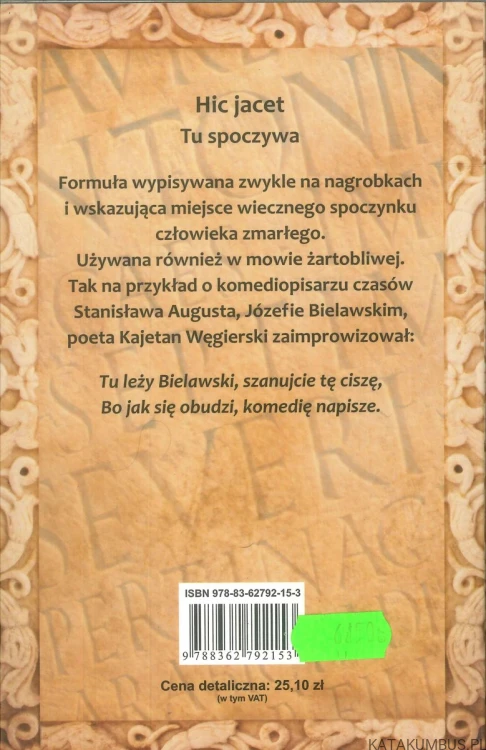 Księga sentencji i przysłów łacińskich. PRACA ZBIOROWA