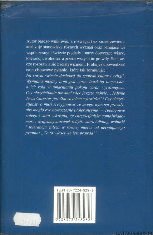 Wiara prawda tolerancja. Chrześcijaństwo a religie świata. KARDYNAŁ JOSEPH RATZINGER