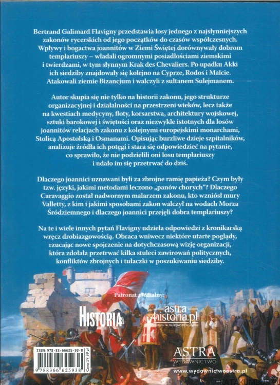 Joannici. Historia Zakonu Maltańskiego. BERTRAND GALIMARD FLAVIGNY