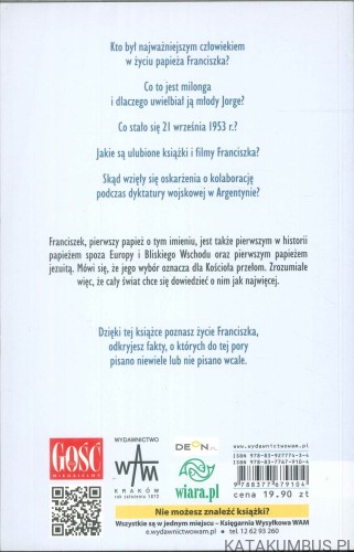 Franciszek. Papież z końca świata. Biografia. LESZEK ŚLIWA