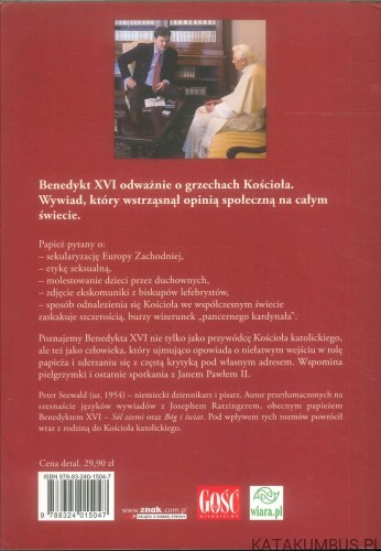 Światłość świata. Sensacyjny wywiad z papieżem. BENEDYKT XVI, PETER SEEWALD