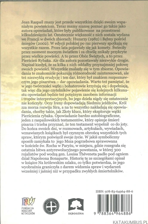 Huzarzy. Opowieści ku pokrzepieniu serc. JEAN RASPAIL