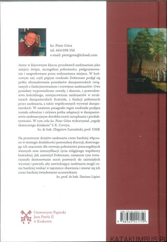 Pastoralno-teologiczny status sanktuarium w przestrzeni życia religijnego diecezji. KS. PIOTR GÓRA