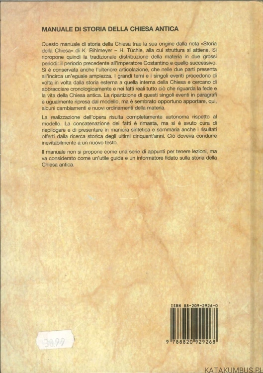 Manuale di storia della chiesa antica. KARL SUSO FRANK