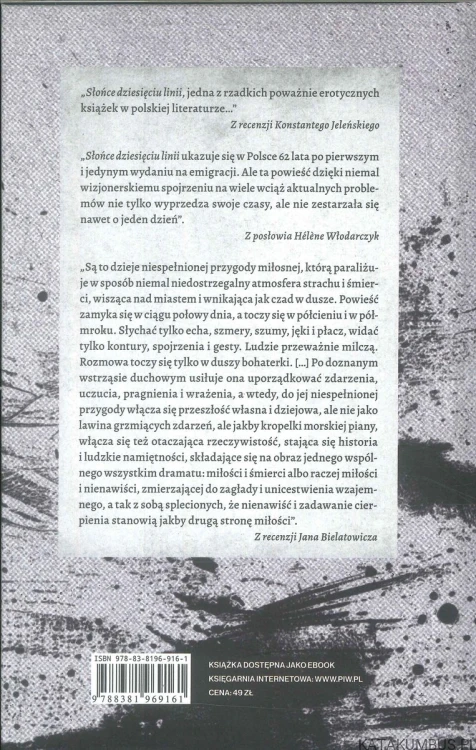 Słońce dziesięciu linii. ZOFIA ROMANOWICZOWA