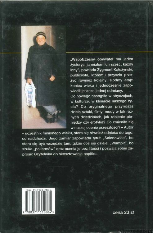 Wampir salonowiec. ZYGMUNT KAŁUŻYŃSKI