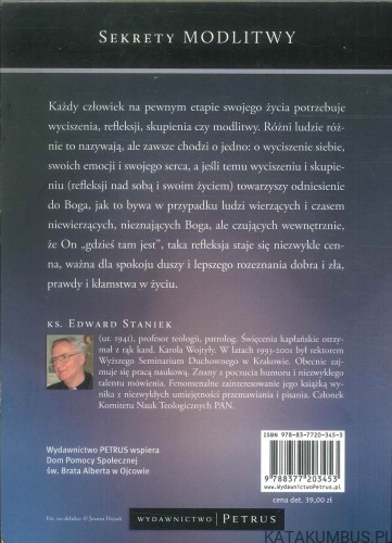 Sekrety modlitwy. KS. EDWARD STANIEK