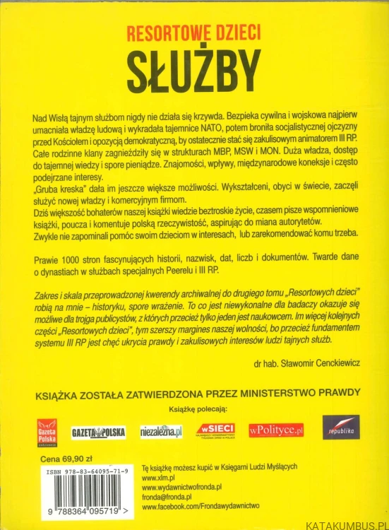 Resortowe dzieci. Służby. DOROTA KANIA, JERZY TARGALSKI, MACIEJ MAROSZ