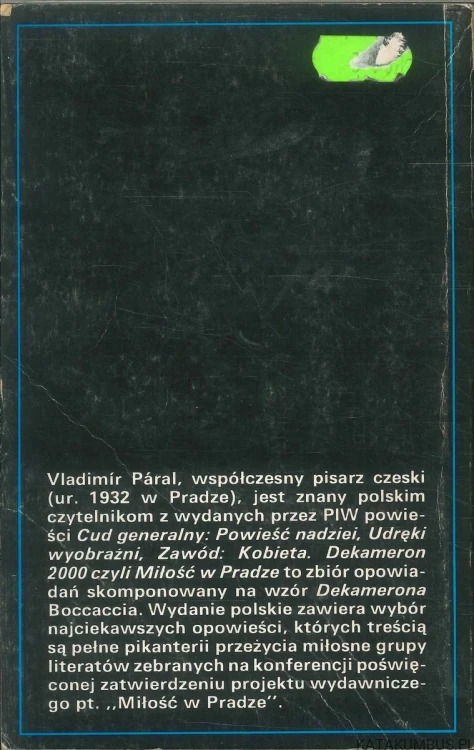 Dekameron 2000 czyli miłość w Pradze. VLADIMÍR PÁRAL