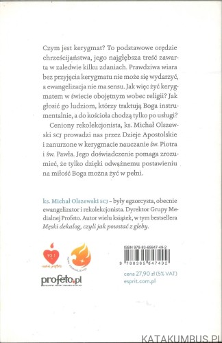Kerygmat dziejów. KS. MICHAŁ OLSZEWSKI SCJ
