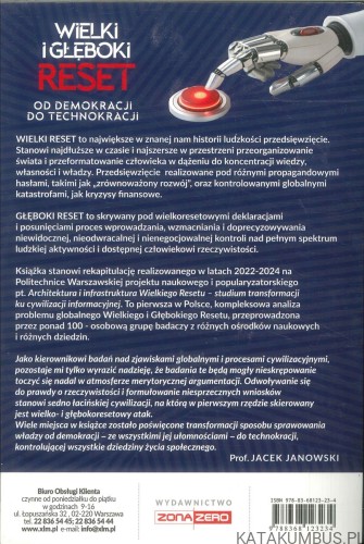 Wielki i głęboki reset. Od demokracji do technokracji. Tom 1. JACEK JANOWSKI