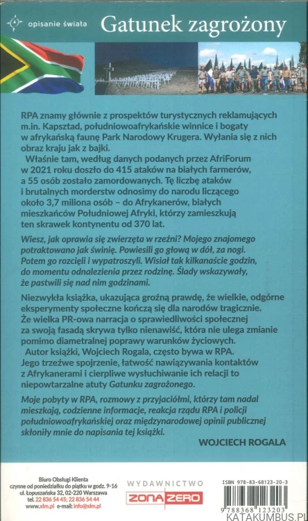Gatunek zagrożony. Biali Afrykanie w RPA. WOJCIECH ROGALA