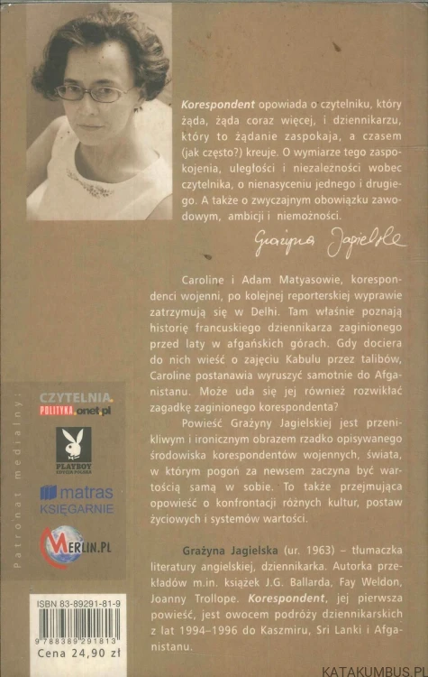 Korespondent. GRAŻYNA JAGIELSKA
