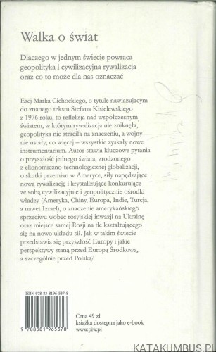 Walka o świat. MAREK CICHOCKI