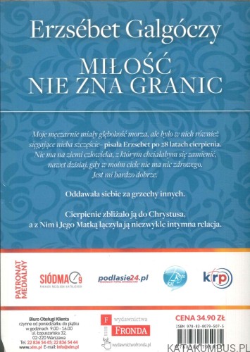 Miłość nie zna granic. ERZSÉBET GALGÓCZY