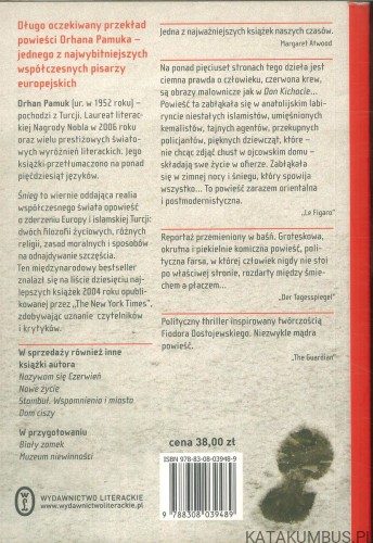 Śnieg. ORHAN PAMUK
