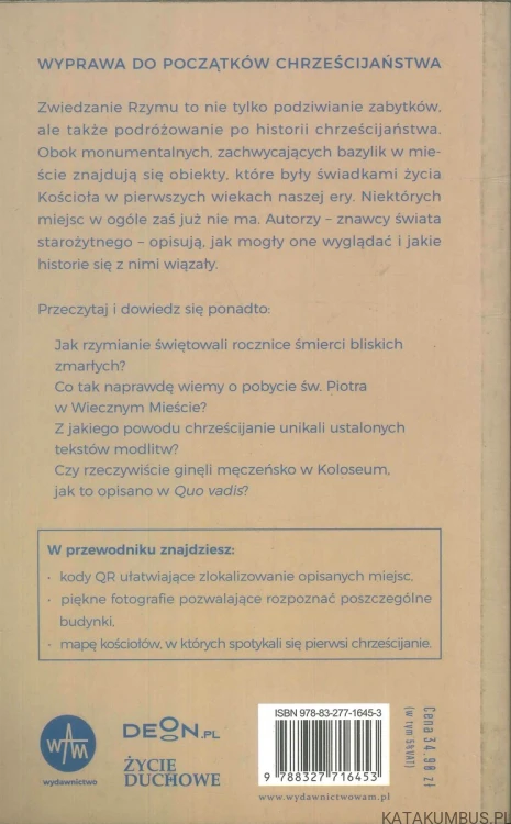 Śladami pierwszych chrześcijan. Przewodnik kulturowy po wczesnochrześcijańskim Rzymie. MONIKA OŻÓG, HENRYK PIETRAS SJ