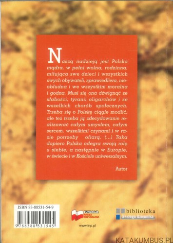 O polską mądrość. KS. CZESŁAW STANISŁAW BARTNIK