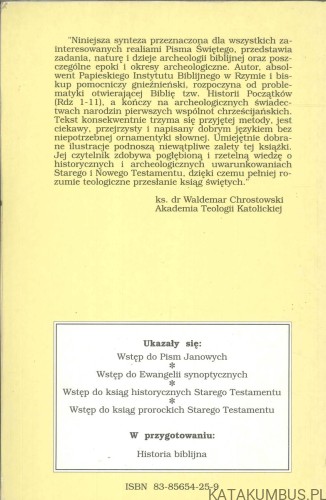 Archeologia biblijna tom 2. BP STANISŁAW GĄDECKI