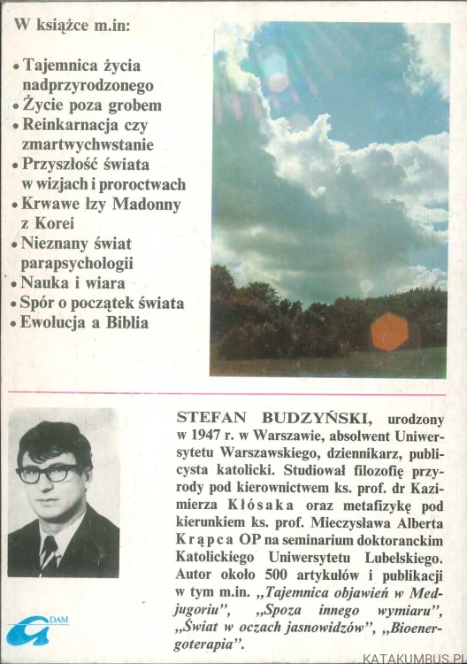 Bóg, Wszechświat, Człowiek. W obliczu Nieskończoności. STEFAN BUDZYŃSKI