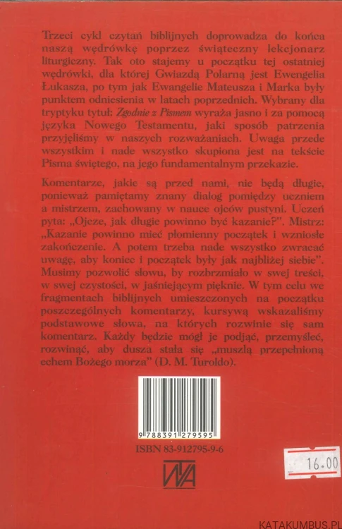 Zgodnie z Pismem rok C. GIANFRANCO RAVASI