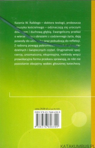 Kazania na niedziele i święta w roku liturgicznym C. WOLFGANG RAIBLE