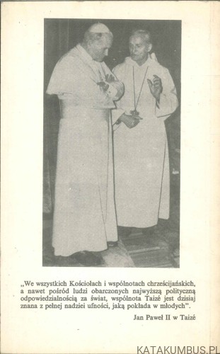 Brat Roger założyciel Taizé. KATHRYN SPINK