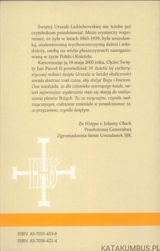 O Eucharystii. URSZULA LEDÓCHOWSKA