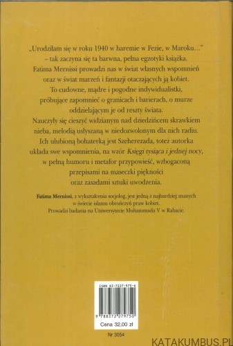 Dzieciństwo w haremie. Sny o wolności. FATIMA MERNISSI