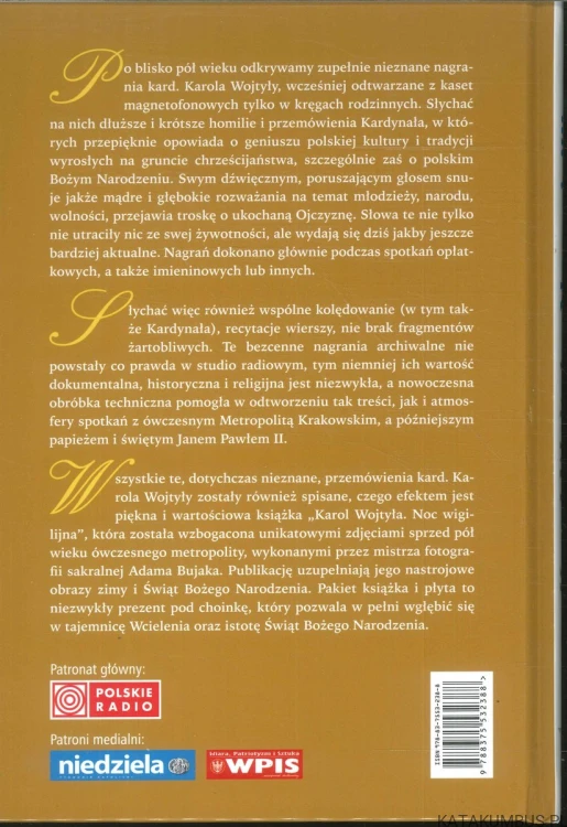 Karol Wojtyła. Noc wigilijna+płyta cd. PRACA ZBIOROWA