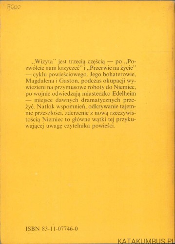 Wizyta. STANISŁAWA FLESZAROWA-MUSKAT