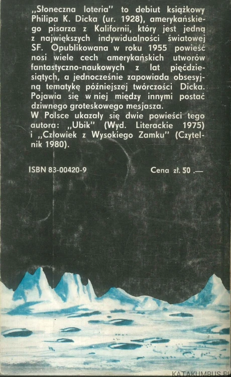 Słoneczna loteria. PHILIP K. DICK