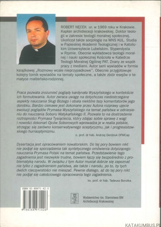 Państwo w nauczaniu społecznym Prymasa Polski Stefana Wyszyńskiego. ROBERT NĘCEK