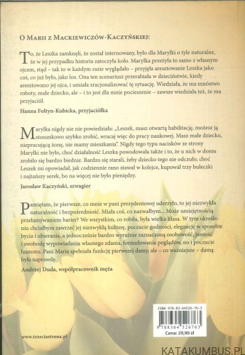 Dama. Opowieść biograficzna o Marii Kaczyńskiej. MARIA DŁUŻEWSKA