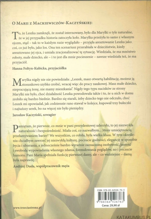 Dama. Opowieść biograficzna o Marii Kaczyńskiej. MARIA DŁUŻEWSKA